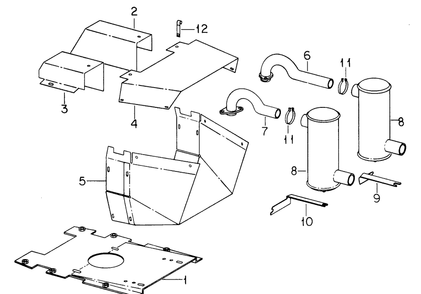 Engine Mounting Diagram and Parts List for 1914 145986100-145986399-146986100-146986399 Cub Cadet Lawn Tractor